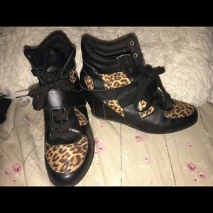 Rue21 Leopard Wedges